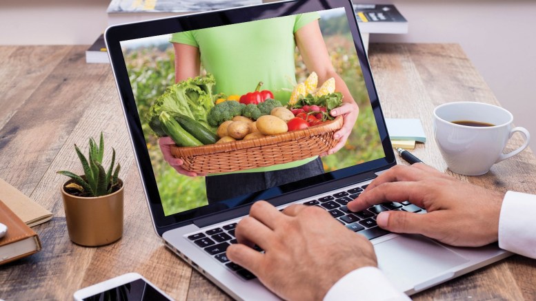 Photo of Laptop Accessing Virtual Farmers' Market